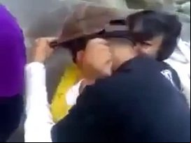 Indian college group couples having fun outdoor