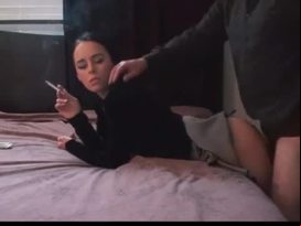 Super sexy smoking fuck